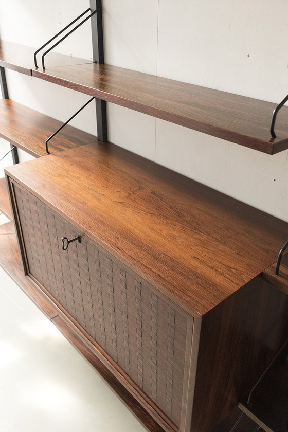 Image 1 of Cadovius Modular Wall System In Rosewood No. 68472