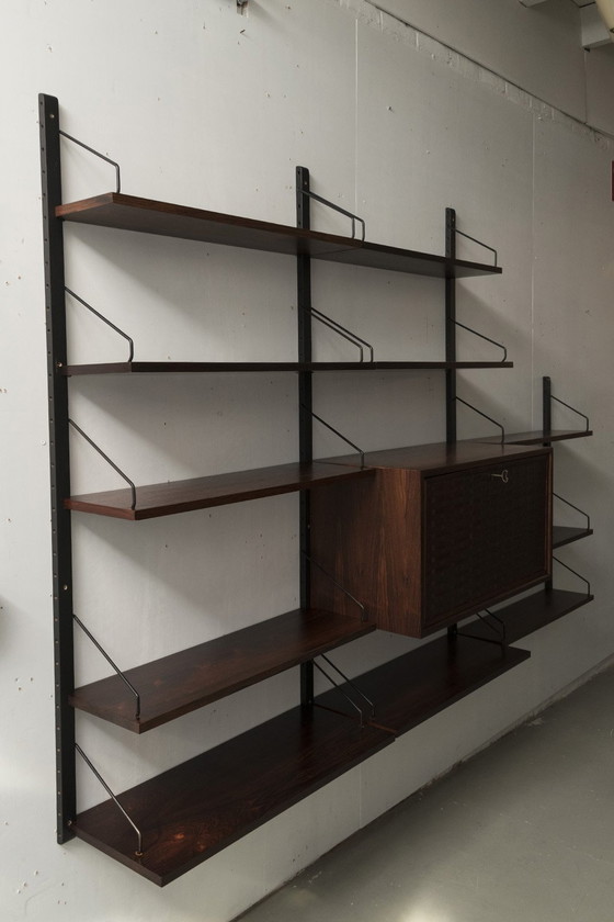 Image 1 of Cadovius Modular Wall System In Rosewood No. 68472