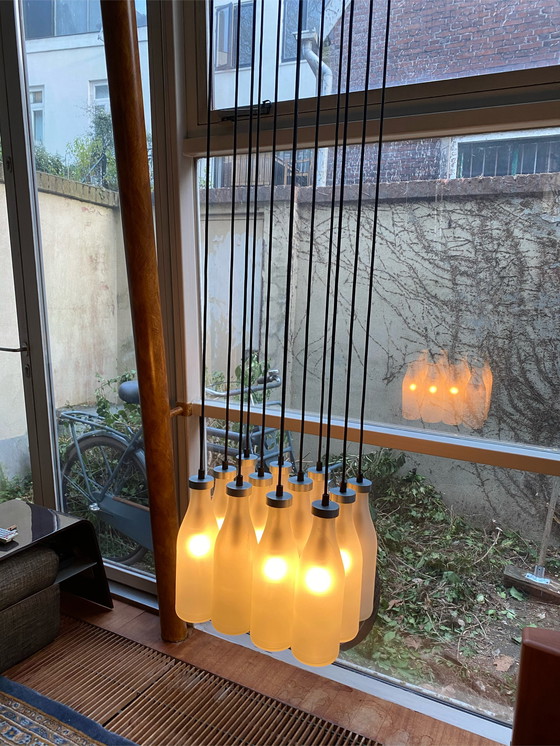 Image 1 of Dry Milk Bottles hanging lamp