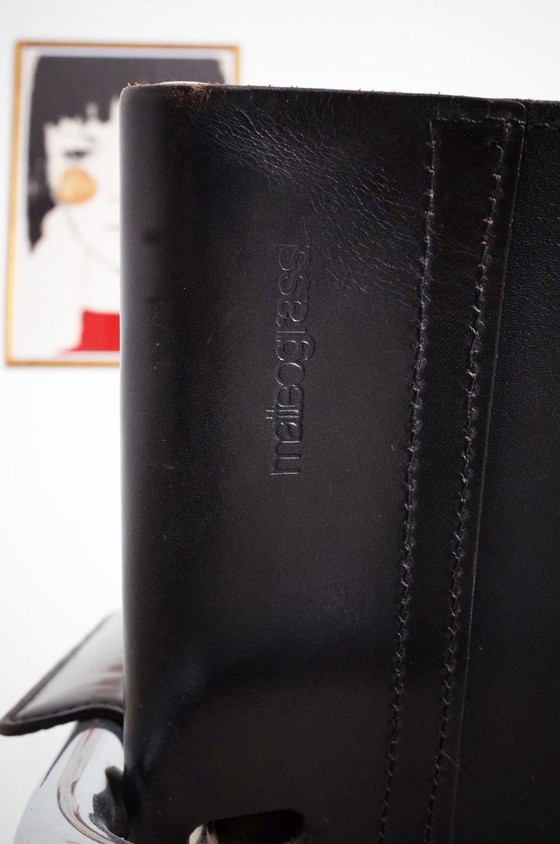 Image 1 of 1 of 5 Matteo Grassi leather chairs MG5 leather