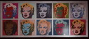 Quadro di Marilyn Monroe: "Dieci Marilyn, 1967".