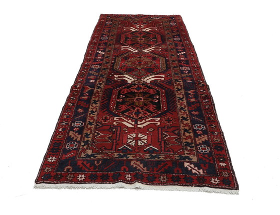 Image 1 of Original hand-knotted Persian carpet Ardebil Old 328 X 123 Cm Top condition