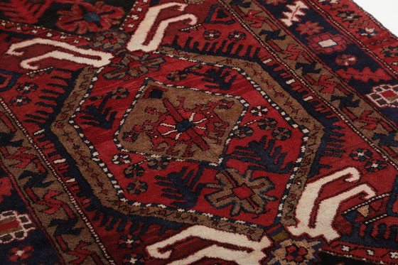 Image 1 of Original hand-knotted Persian carpet Ardebil Old 328 X 123 Cm Top condition