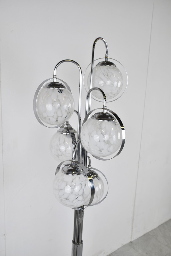 Image 1 of Vintage murano glass floor lamp