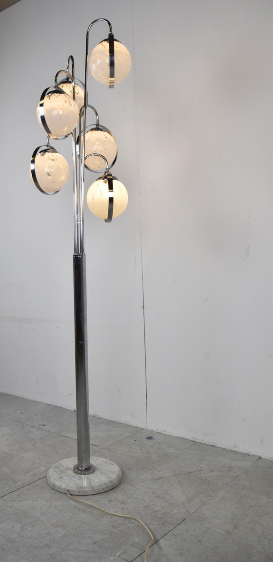 Image 1 of Vintage murano glass floor lamp