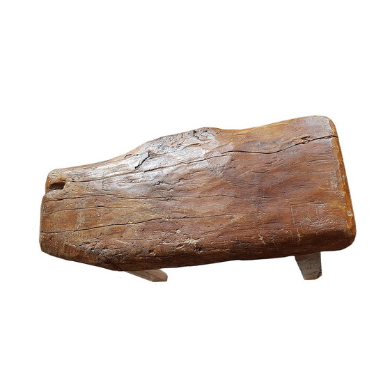 Image 1 of Dutch Primitive Wooden Farm Stool