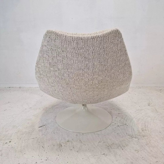 Image 1 of 1960S Vintage F511 Armchair In Danish Fabric By Geoffrey Harcourt For Artifort