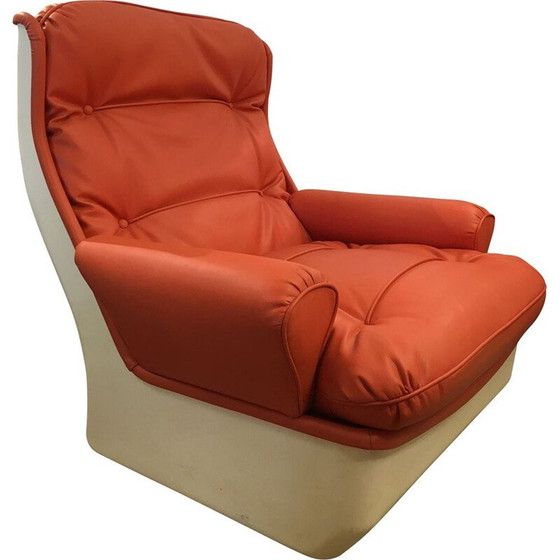 Image 1 of Vintage Orchid armchair by Michel Cadestin 1960