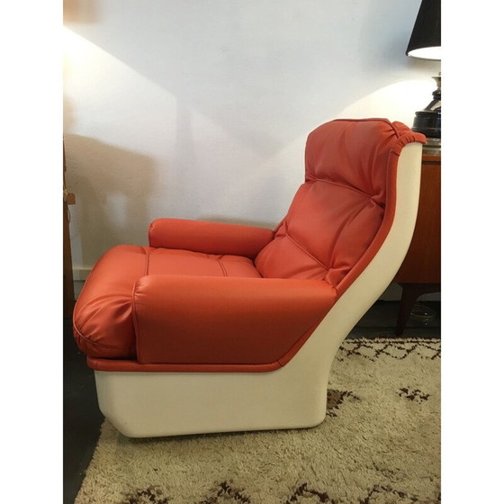 Image 1 of Vintage Orchid armchair by Michel Cadestin 1960