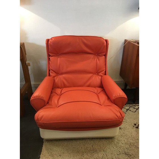 Image 1 of Vintage Orchid armchair by Michel Cadestin 1960