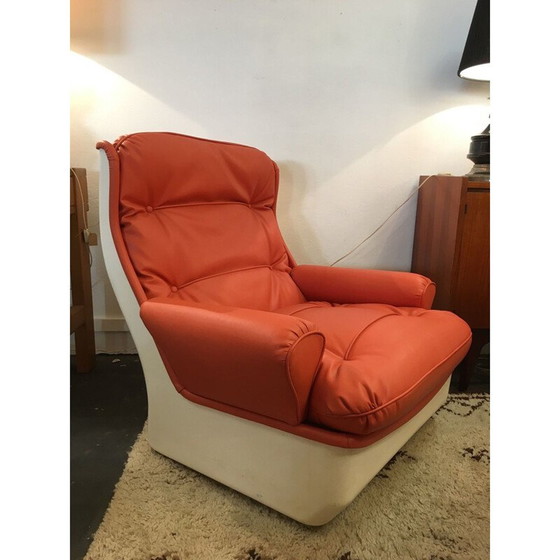Image 1 of Vintage Orchid armchair by Michel Cadestin 1960