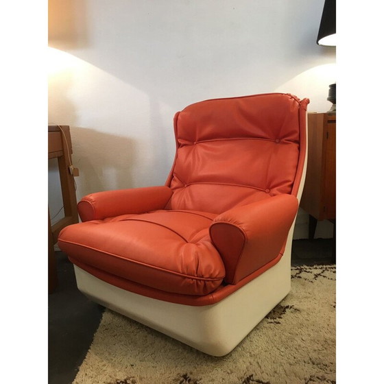 Image 1 of Vintage Orchid armchair by Michel Cadestin 1960