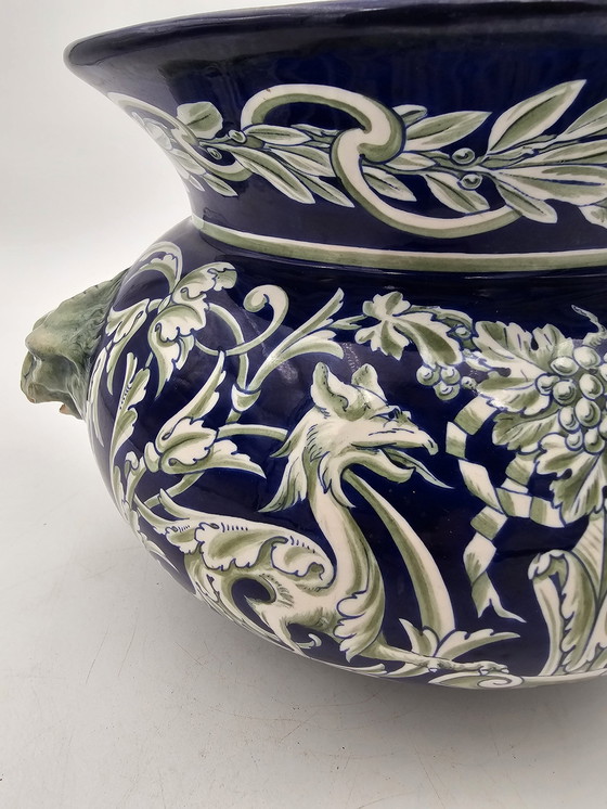 Image 1 of Baroque Decorative Bowl & Dragon Head Handles