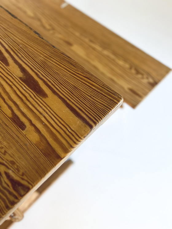 Image 1 of Set da pranzo scandinavo, legno di pino, anni &#39;60