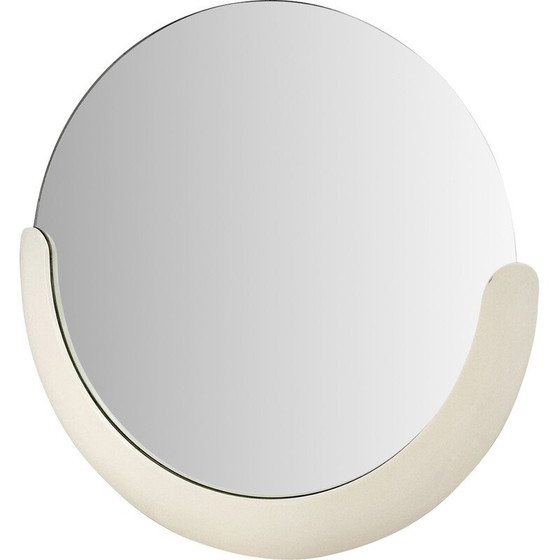 Image 1 of Specchio da parete vintage con decoro in legno, Italia anni '60