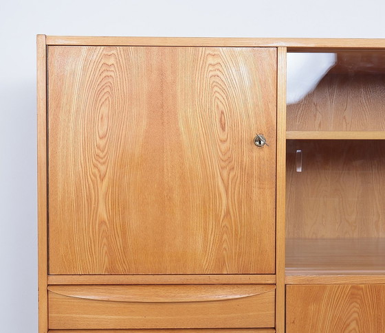 Image 1 of Buffet Cupboard With Display Case By Franz Ehrlich, 1960S