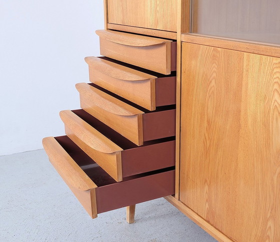 Image 1 of Buffet Cupboard With Display Case By Franz Ehrlich, 1960S