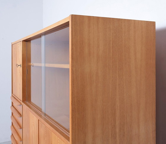 Image 1 of Buffet Cupboard With Display Case By Franz Ehrlich, 1960S