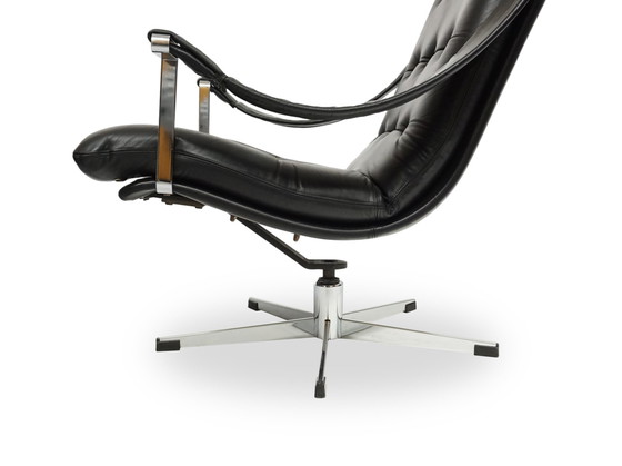 Image 1 of Artifort Lounge Chair Leather Black