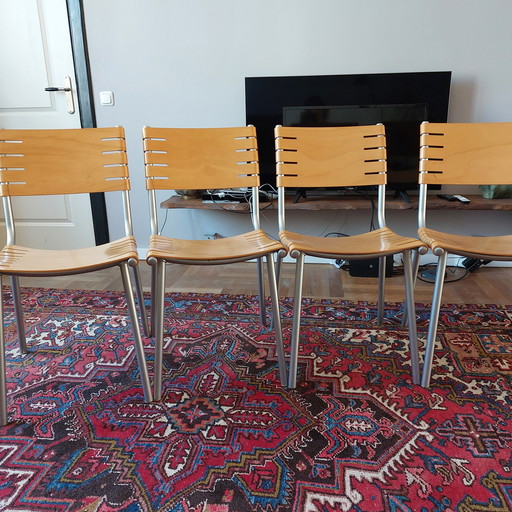 4x chaises Ruud Jan Kokke