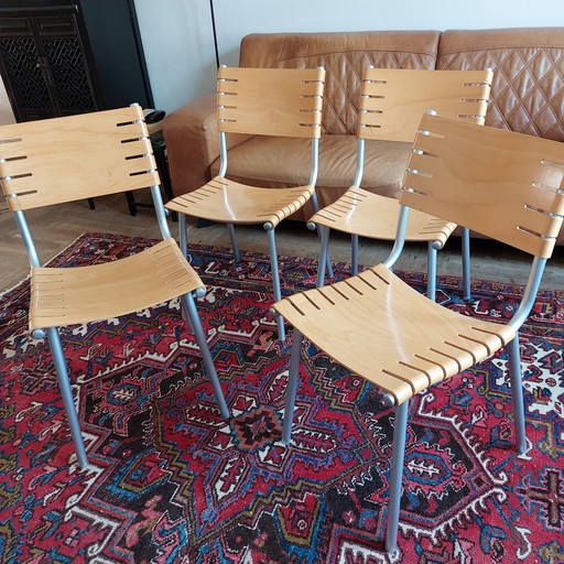 4x chaises Ruud Jan Kokke