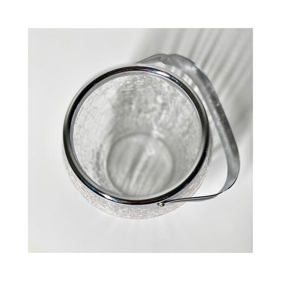 Image 1 of Vintage stainless steel cracked ice bucket, Belgium 1950