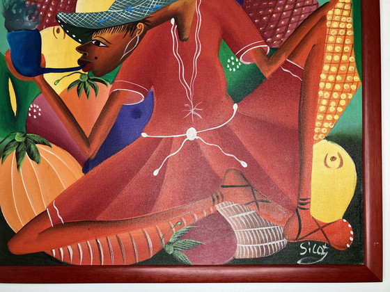 Image 1 of Pintura al óleo colorida - Silot