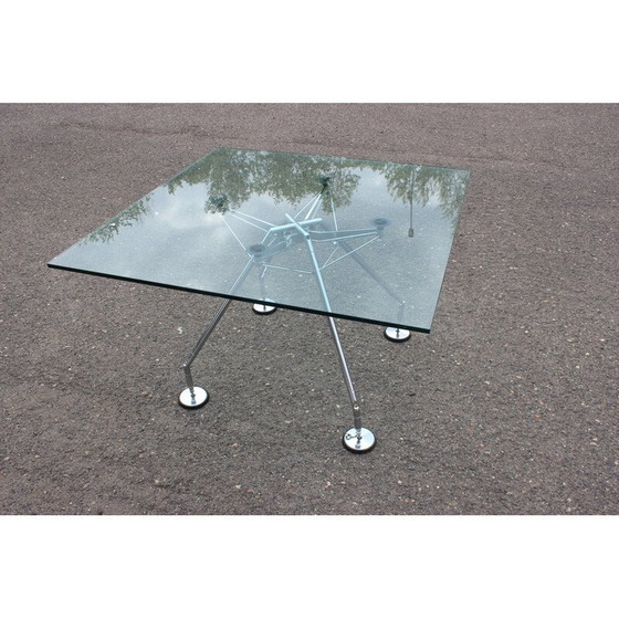 Image 1 of Vintage glass table model Nomos by Norman Foster for Tecno, Italy 1970s