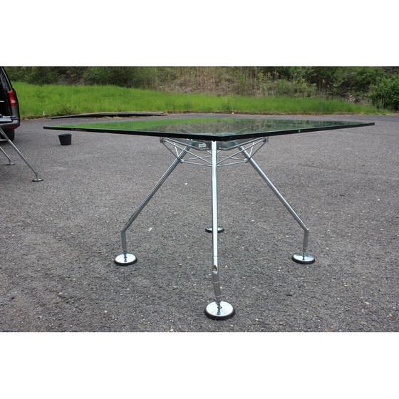 Image 1 of Vintage glass table model Nomos by Norman Foster for Tecno, Italy 1970s
