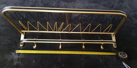 Image 1 of Mid-century wall coat rack