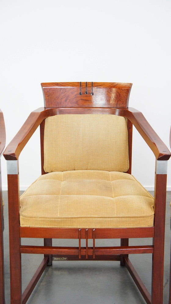 Image 1 of 4 X Art Deco Design Dining Chair From Schuitema