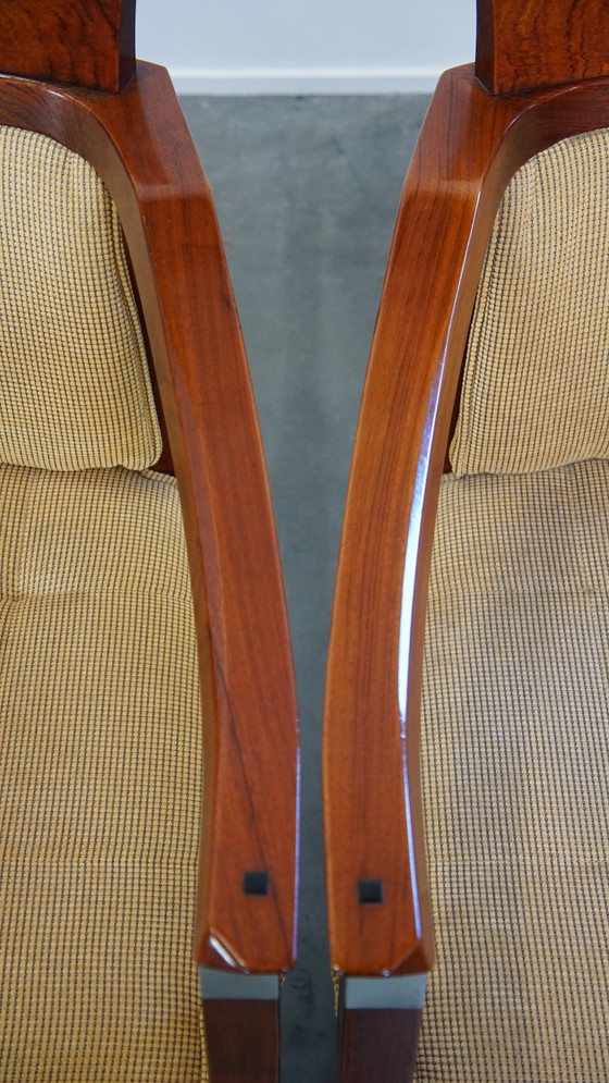 Image 1 of 4 X Art Deco Design Dining Chair From Schuitema