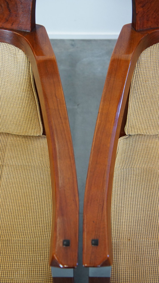 Image 1 of 4 X Art Deco Design Dining Chair From Schuitema