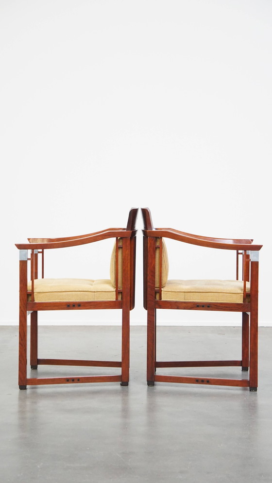 Image 1 of 4 X Art Deco Design Dining Chair From Schuitema