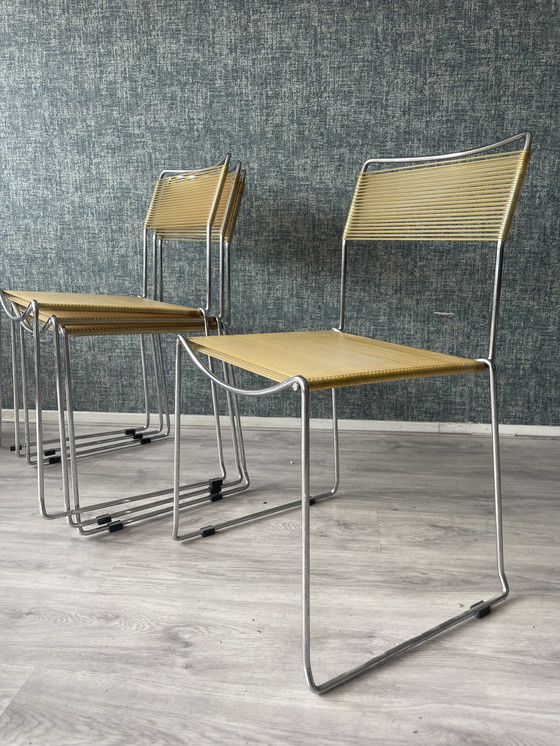 Image 1 of 4x Sintesi Jodi Spaghetti chairs