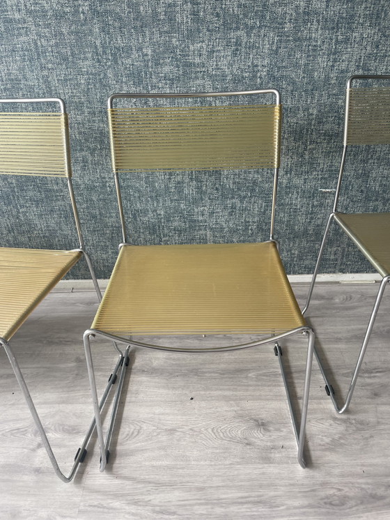 Image 1 of 4x Sintesi Jodi Spaghetti chairs