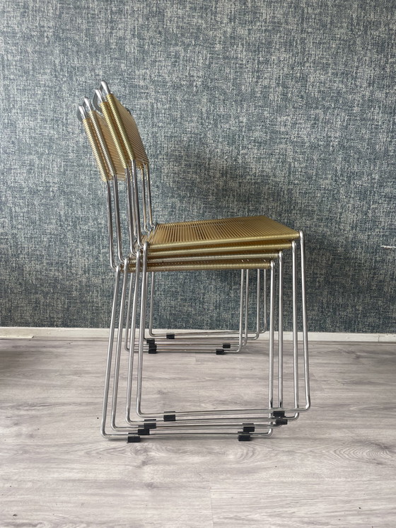 Image 1 of 4x Sintesi Jodi Spaghetti chairs