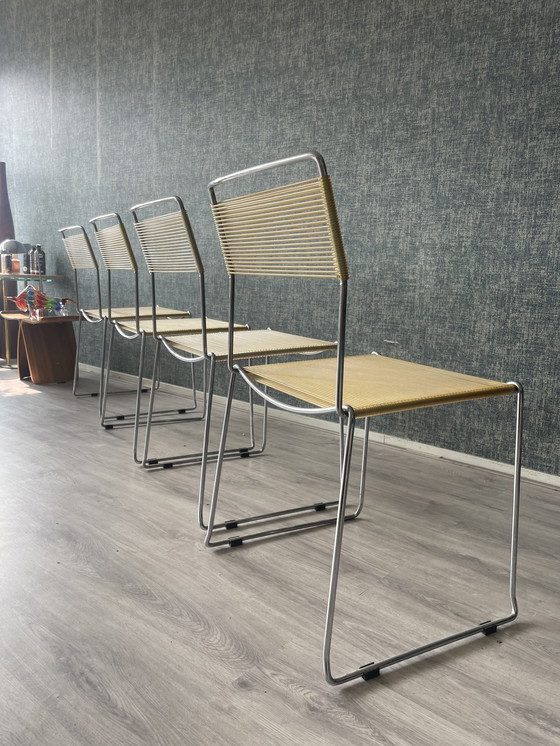 Image 1 of 4x Sintesi Jodi Spaghetti chairs