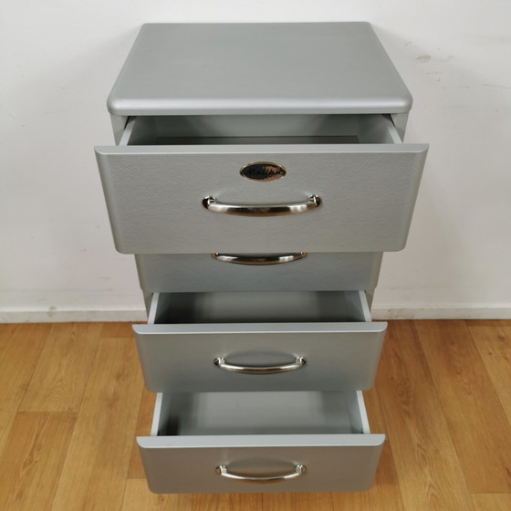 Image 1 of Original TENZO MALIBU drawer cabinet, dresser silver gray