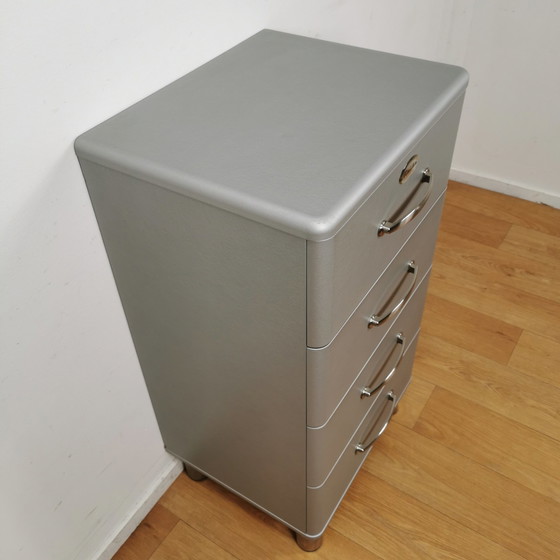 Image 1 of Original TENZO MALIBU drawer cabinet, dresser silver gray