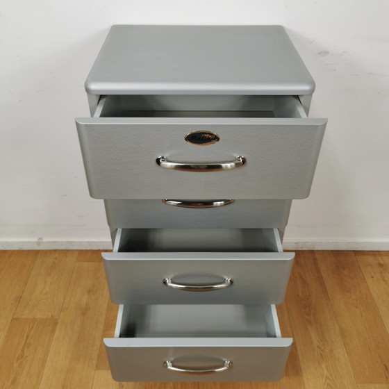 Image 1 of Original TENZO MALIBU drawer cabinet, dresser silver gray