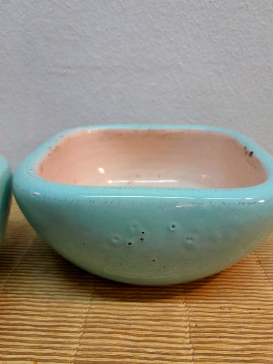 Image 1 of 2X Keramos Sèvres Ceramic Pocket Vessel