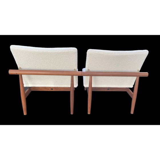 Image 1 of Pair of vintage "Japan" armchairs by Finn Juhl for France & Son, 1960s