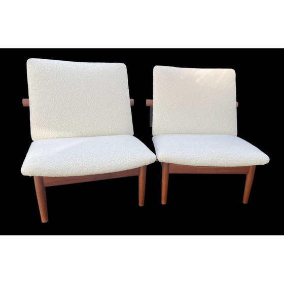 Image 1 of Pair of vintage "Japan" armchairs by Finn Juhl for France & Son, 1960s