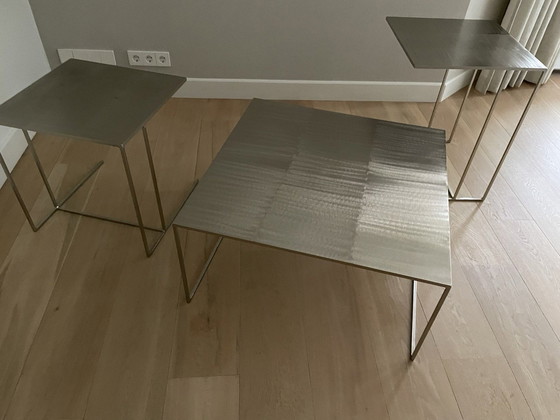 Image 1 of 3x Minotti Duchamp Salon And Side Tables