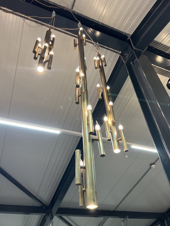 Image 1 of 3 Brand van Egmond Shiro Pendant lamps Brass Finish