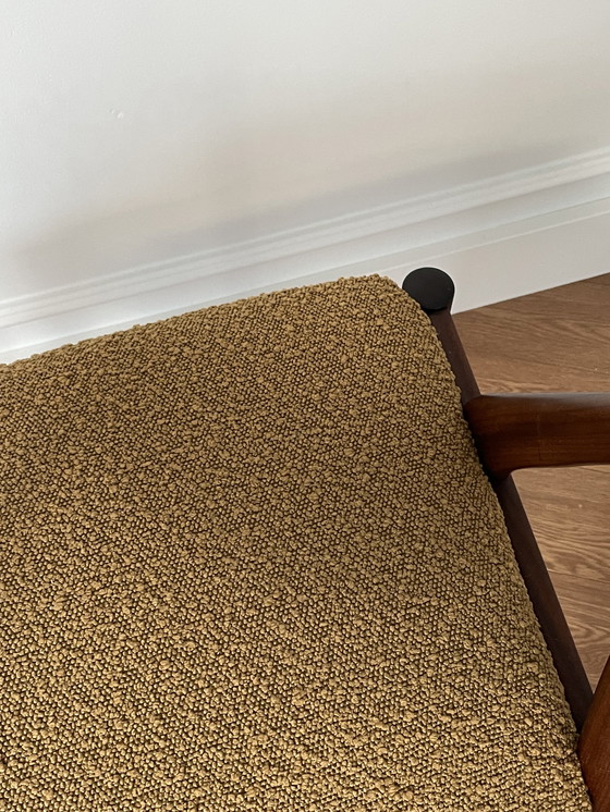 Image 1 of 6x Kai Kristiansen boucle chairs model 31