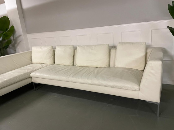 Image 1 of B&B Italia Charles designer brand sofa leather Np 10.800€