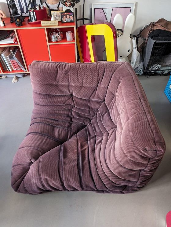 Image 1 of Ligne Roset Togo 2-seater, poof and corner unit