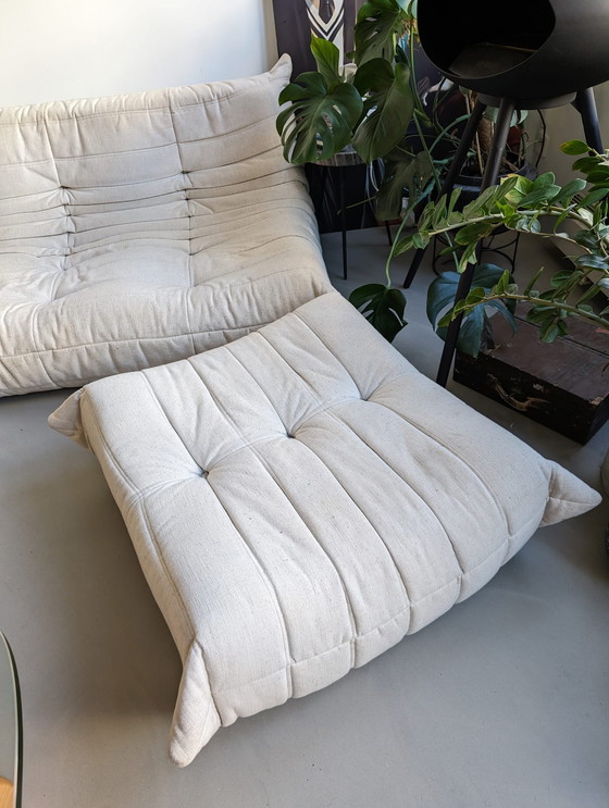 Image 1 of Ligne Roset Togo 2-seater, poof and corner unit